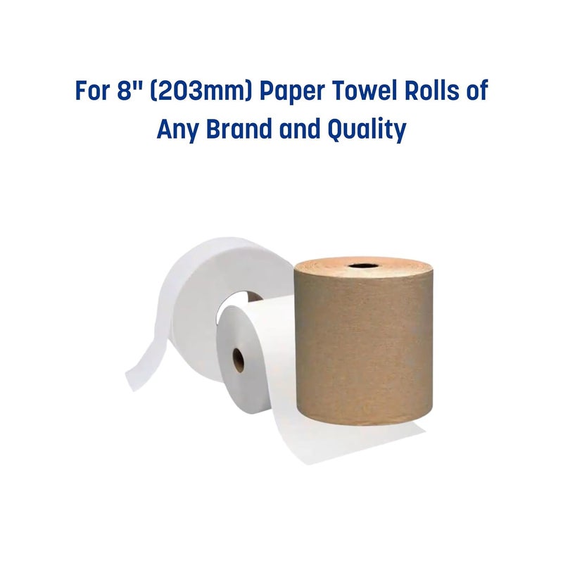 San Jamar Tear-N-Dry Essence Paper Towel Dispenser Automatic Dispenser for Bathroom, Kitchens, and Restaurants, Plastic, 10 x 14.75 x 12.25 Inches, Black - Image 3